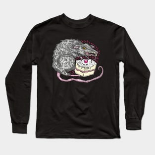 Rat with Cake Long Sleeve T-Shirt